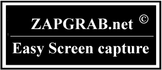 Zapgran, free screen capture for Vista and Windows